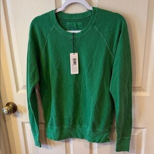 Unsubscribed Green Cozy Fleece Sweatshirt Sz S.  NWT. Box21